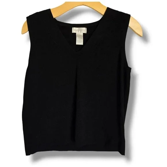 Worthington Tops Worthingtonjcpenney Womens Black Ribbed